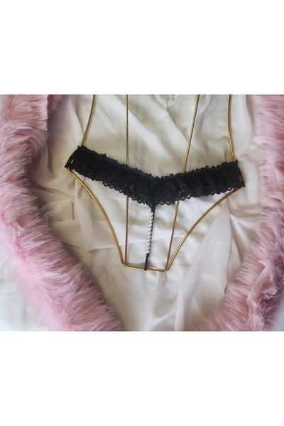 G&H UNDERWEAR İncili string tanga külot