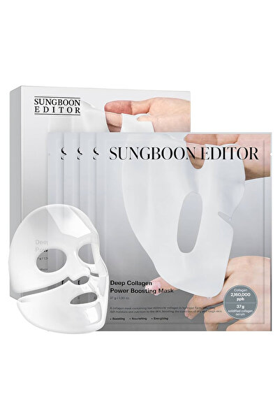 SUNGBOON EDITOR Deep Collagen Power Boosting Mask (37g x 4 adet)