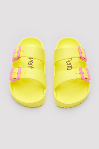 Penti Yellow Plassy Girl's Slippers