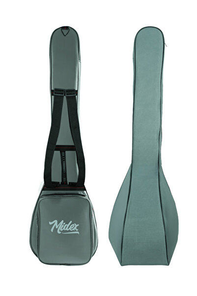 Midex CS-107 Kısa Sap Saz Bağlama Gigbag Çantası Kılıfı Kalın Soft Case