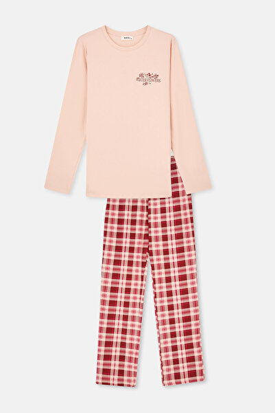 Dagi Powder Long Sleeve Pajama Set