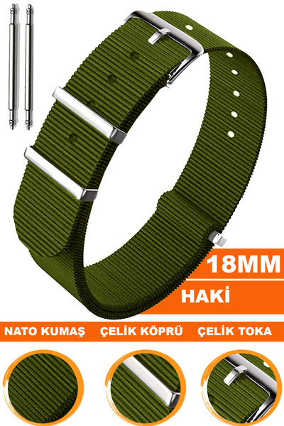 COBRA 18 ملم لساعة فوسيل-ويلدر-كاسيو-سيكو-أوميغا-أرماني متوافقة مع ناتو تيكستيل قماش حزام الساعة NTTEK18