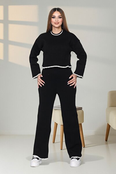 iconPARIS Fekete női kötöttáru szett