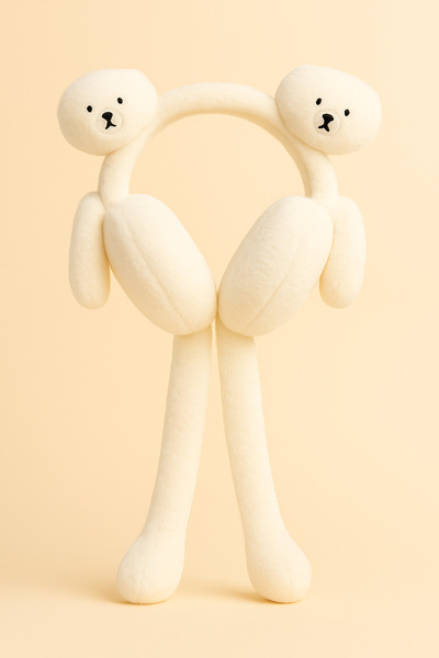 Katia&Bony Teddy bear accessorized ear protection crown