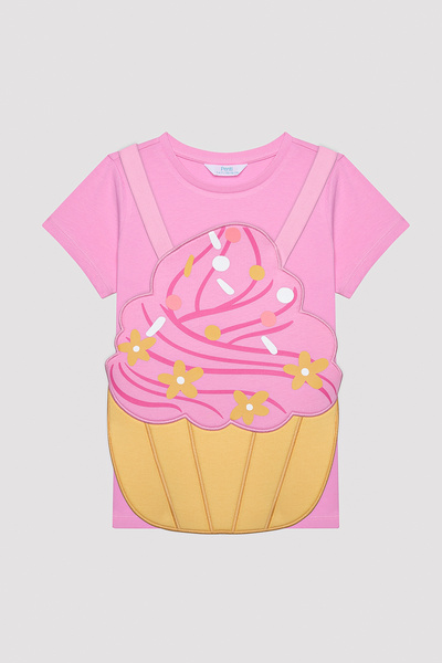 Penti Kız Çocuk Cupcake Çok Renkli Pijama Seti