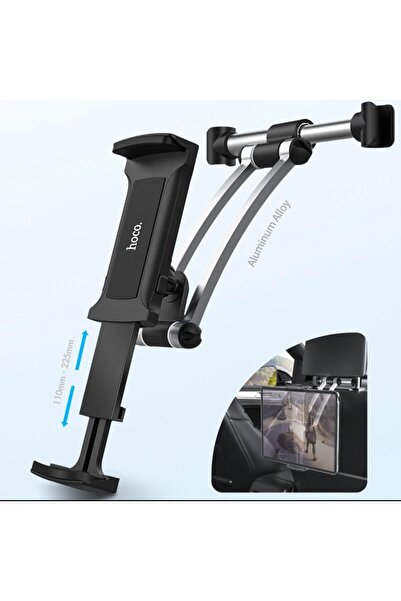 Mi7a Hoco Araç Koltuk Arkası Tablet Tutucu Tüm Araçlara Uyumlu Ayarlanabilir 360 Derece Döner Başlık