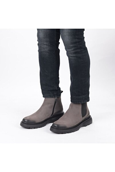 TwoEgoist Чоловічі черевики з натуральної нубукової шкіри з підошвою Eva, легкі