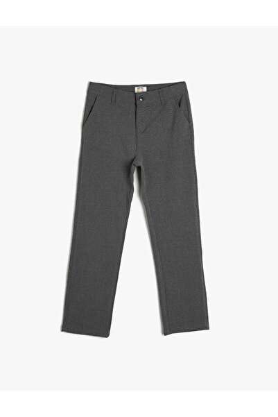 Koton Anthrazitfarbene Jungenhose