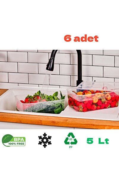 SUPERPUP 5 Liter Food Freezer Refrigerator - Storage Microwave, Lockable Food Storage Convenient Large