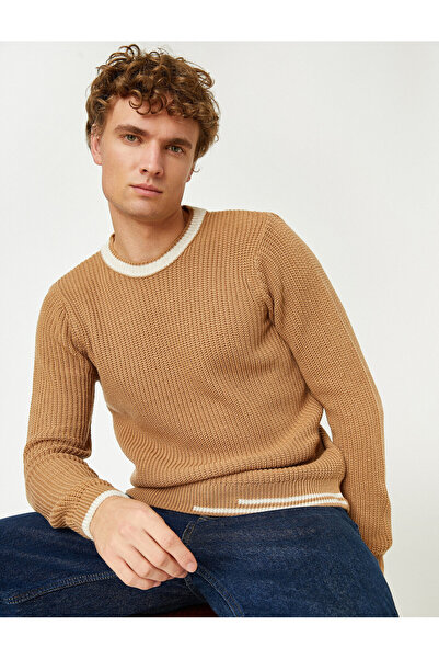 Koton Pulover de tricotaj maro pentru bărbați