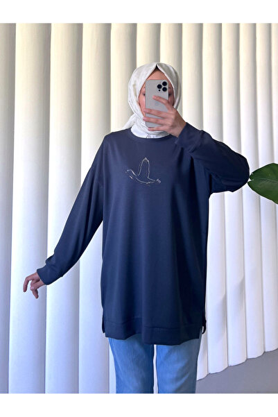 Modamorfo Туніка з каменем і пташиним візерунком - Laci