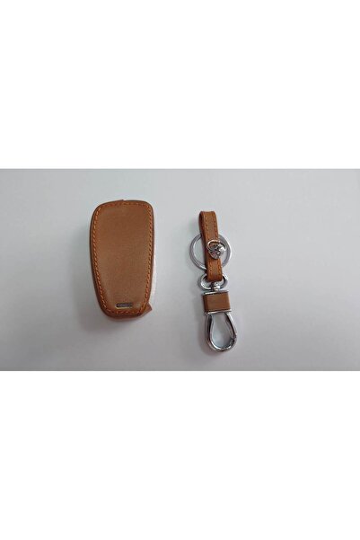 VTH Husă din piele maro pentru cheie basculantă cu 3 butoane Audi Q7/A3/A4/A6/TT/R8/Q5
