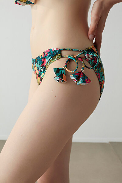 Penti Partea de jos de bikini Kaua Ring multicoloră