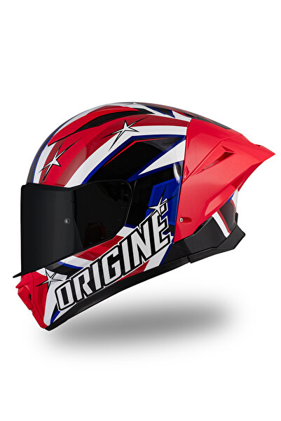 Origine Pista Flag America Mavi-Beyaz-Kırmızı Kask