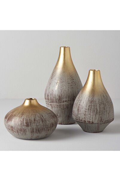 Linens Levina Seramik 17x17x12 cm Vazo