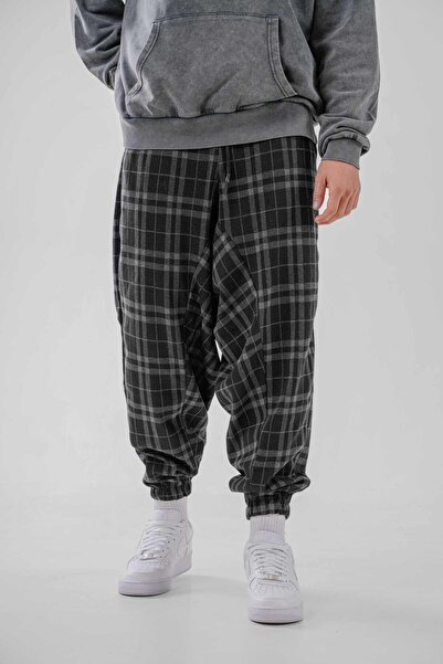 Gerusta Erkek Big Skull Kuru Kafa Pileli Yarım Şalvar Pantolon