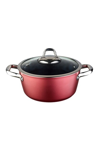 Leggno Master Daily Cookware 24 cm Metallic Red