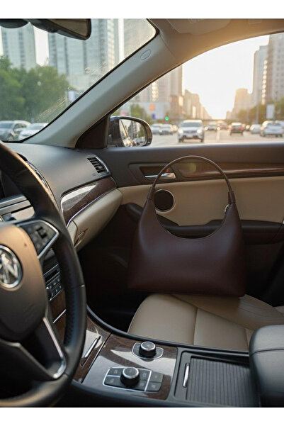 Elory Grace Geantă de umăr maro pentru femei – Geantă de mână, model Mira Special croială