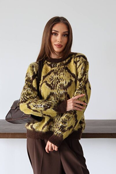 Bak'ap Pulover din lână cu model premium