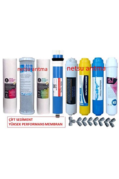 netsu arıtma -Lotus, Lifetech uyumlu, Açık Kasa Su Arıtma Cihazı Filtresi, 8 ...