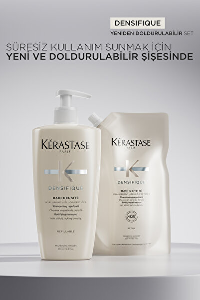 Kerastase Densifique Bain Densité Yoğunluk Veren Şampuan Dolum Paketi 500 ml