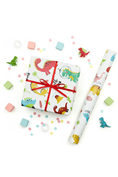 repro design مجموعة من ورق تغليف الهدايا مقاس 70 × 100 (موديل-2) مكونة من قطع...