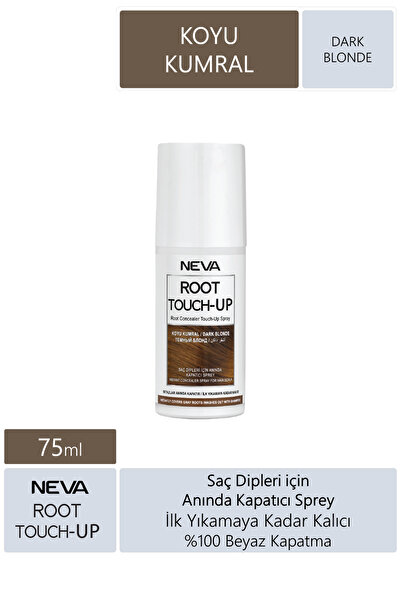 Neva Root Touch-up Saç Dipleri Için Kapatıcı Sprey Koyu Kumral 75ml