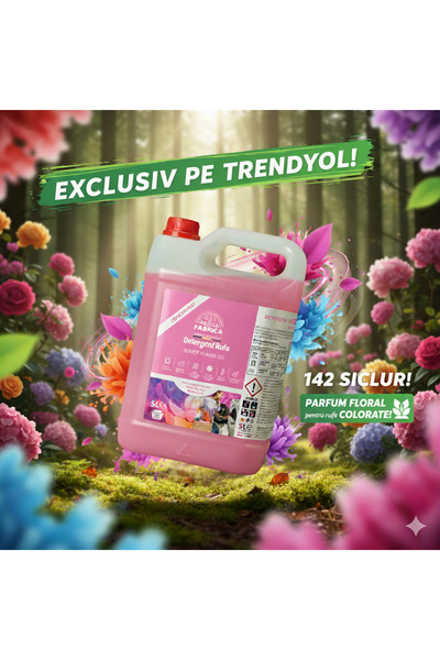 DeLaFabrica Detergent de rufe concentrat Color Power Gel - 5L