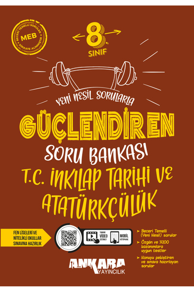 Ankara Yayıncılık 2025-2026 Müfredat 8. Sınıf İnkılap Tarihi ve Atatürkçülük ...