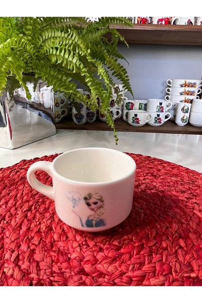 TEBAK COLLECTION SNOW COUNTRY FROZEN ELSA PATTERNED 5 piece CHILDREN'S BABY DISH SET FEEDING SET