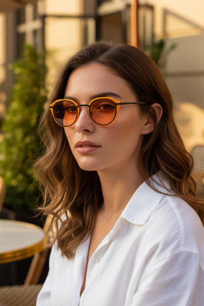 Kapin Sonic Parlak Turuncu Güneş Gözlüğü