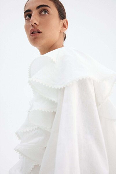 H&M فستان تونيك من مزيج الكتان