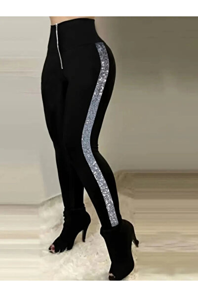 Silerra Γυναικείο κολάν ψηλόμεσο ριγέ κατάδυσης