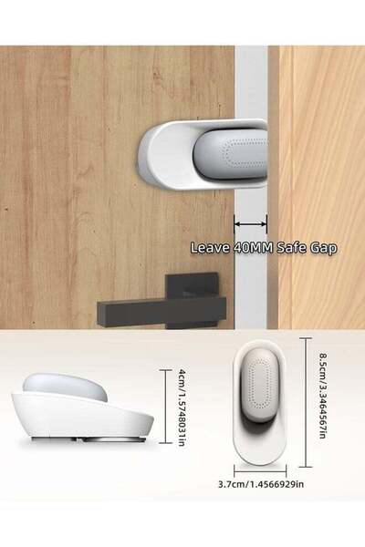 fulina Door Finger Guard, Child Finger Pinch Guard Self Rotating Proof Door Finger Pinch Guard Door Stopper