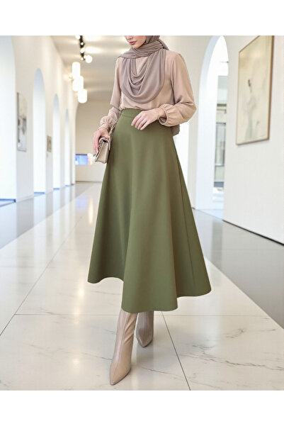 Modamorfo Fusta Puf Sukuba cu vrac - Kaki