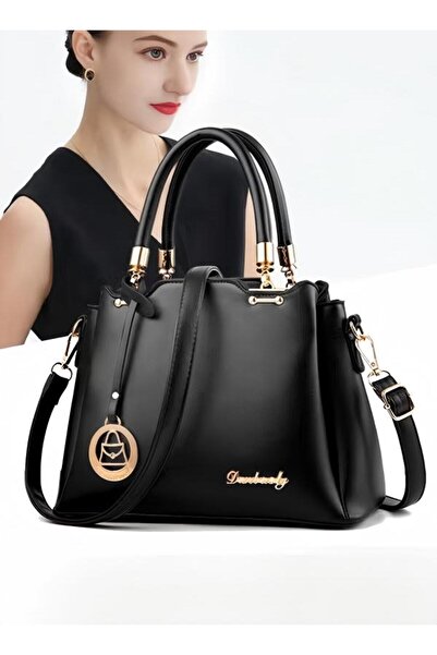 DOMEET حقيبة ساتشل كبيرة السعة من جلد البولي يوريثان للنساء، حقائب يد بسيطة و...