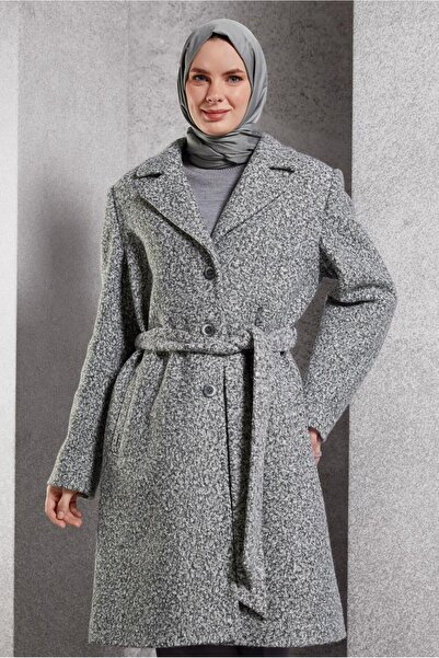 Alvina Поясний пальто з деталями 90556