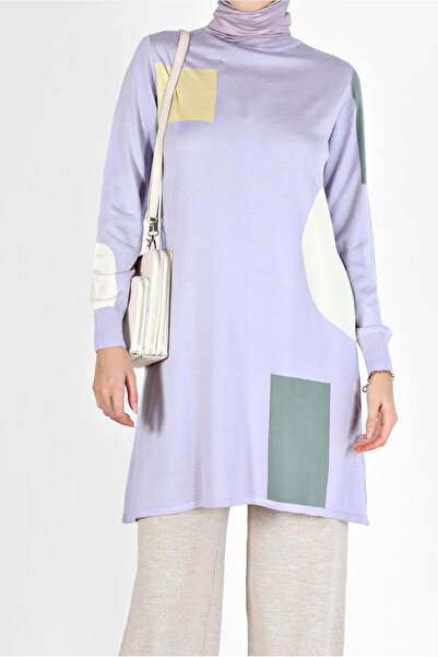 Alvina PATTERNED FISHER COLLAR KNITWEAR TUNIC 42035