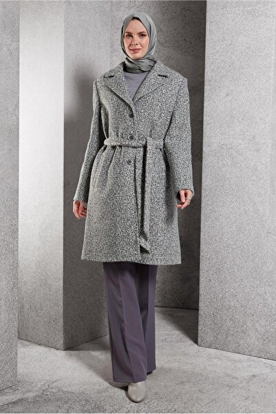 Alvina Поясний пальто з деталями 90556