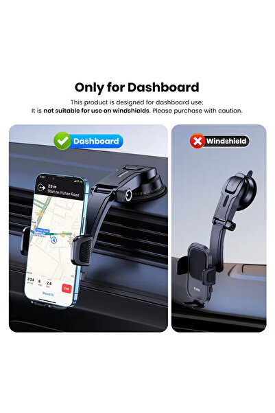 Choice حامل هاتف السيارة المتطور TOPK للوحة القيادة - حامل لوحة القيادة، يناسب جميع الهواتف الذكية