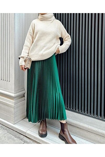 Modamorfo Fustă elastică cu talie plisată