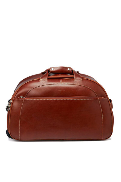 Tergan Taba Hakiki Deri Unisex Seyahat Çantası - S1SC00002566-B01