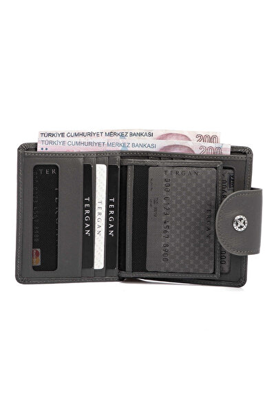 Tergan Gray Genuine Leather Women's Wallet - S1Cb00005674-F5S