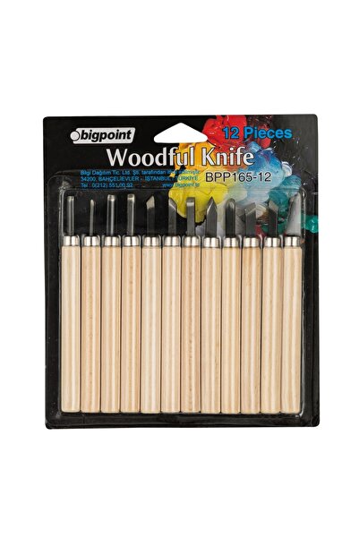 Bigpoint Ahşap Oyma 12'li Set (Woodful/Graver Knife)