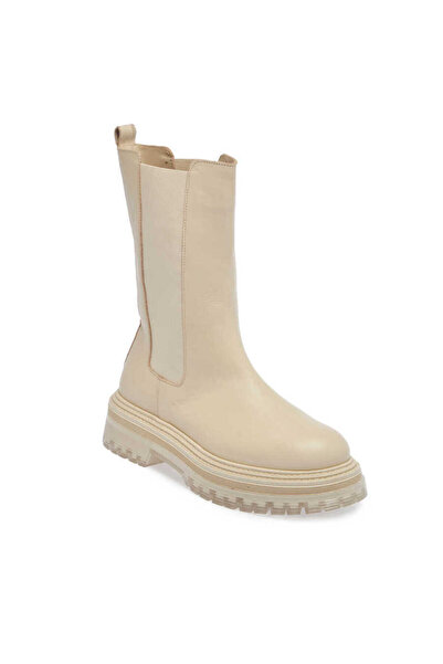 Tergan Bej Hakiki Deri Kadın Casual Bot - K23K1BT66910-E94