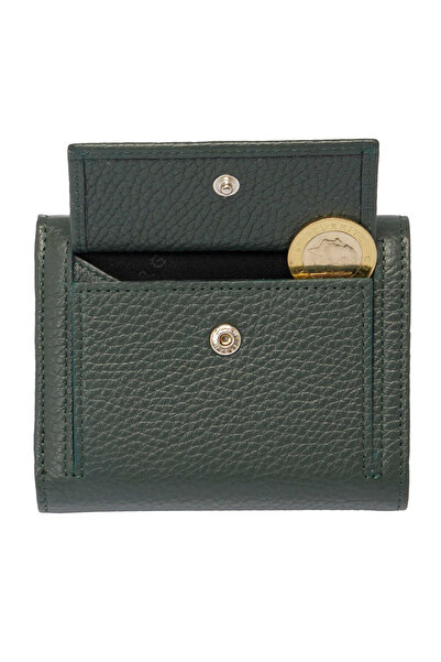 Tergan Green Genuine Leather Women's Wallet - S1Cb00005633-I5T
