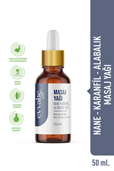 EVVAHE DOĞAL Alabalık Masaj Yağı 50ml e