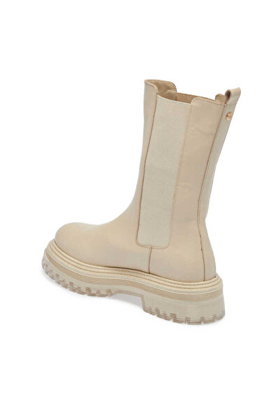 Tergan Bej Hakiki Deri Kadın Casual Bot - K23K1BT66910-E94