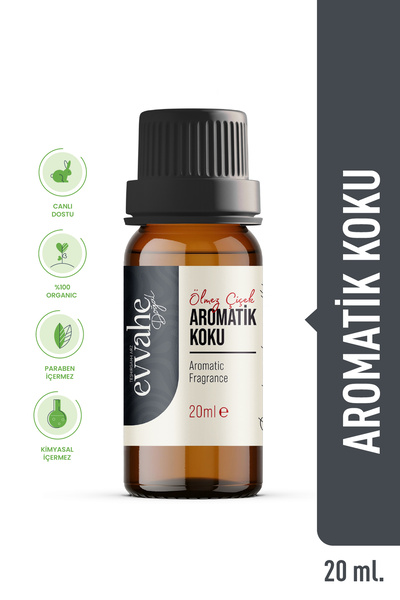 EVVAHE DOĞAL Ölmez Çiçek Aromatik koku 20ml