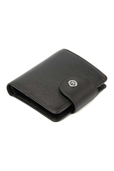 Tergan Siyah Deri Kadın Cüzdan 05674a85